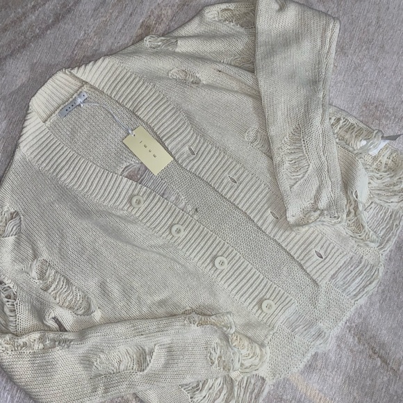 BRAND  NEW MNML Distroyed cardigan - Picture 4 of 6